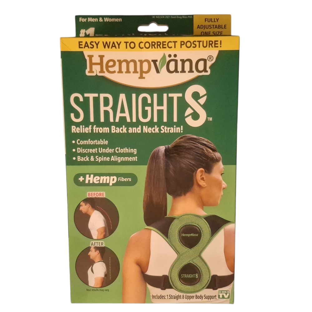 Straight 8 Posture Corrector - Black